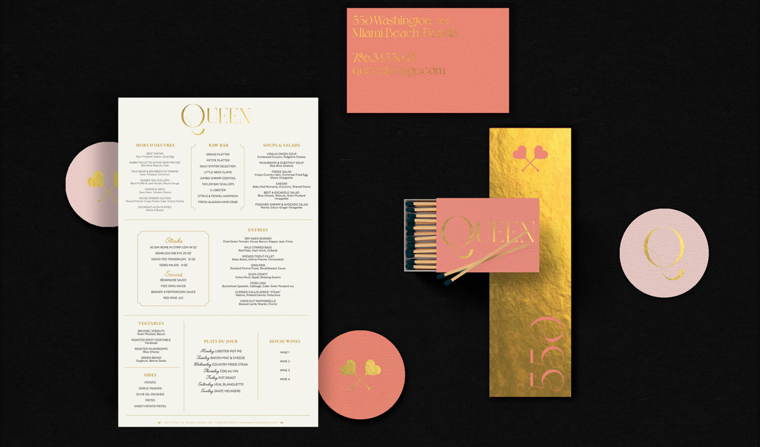 Queen Miami - brand identity